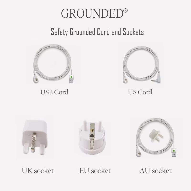 Grounded Pillow Cases for Kids 35*55CM with the Grounding Cord Reconnection to the Earth for Health